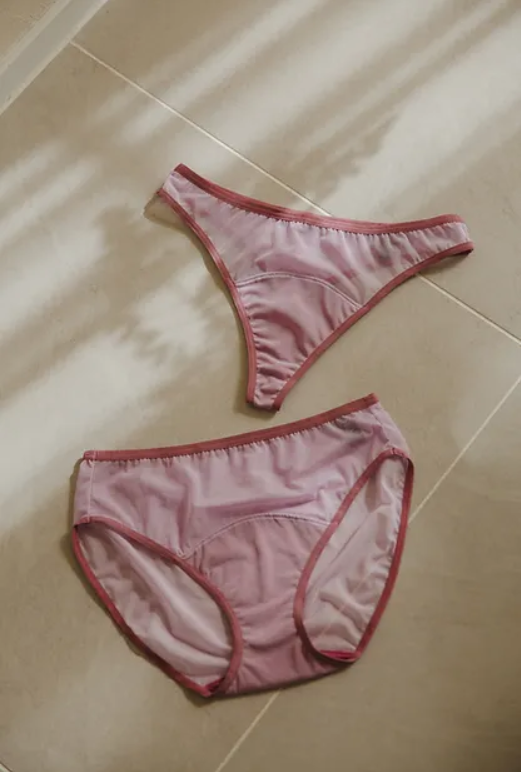 Sheer Drop Shorts/Tanga