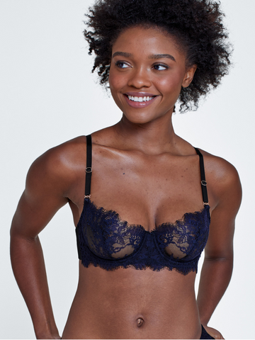 Midnight Entice Balconette Bra