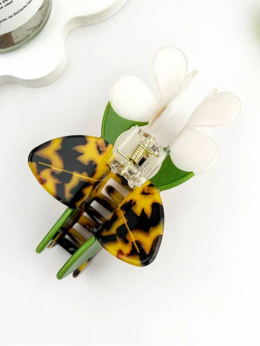{預購} 小雛菊花漾髮夾Mini Daisy Hair Claw Clip