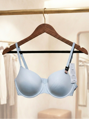 天空藍鋼圈內衣